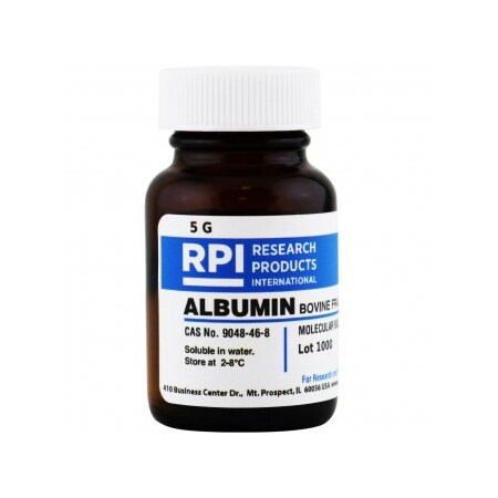 Rpi Albumin, Bovine Fraction V, 5 G A30075-5.0
